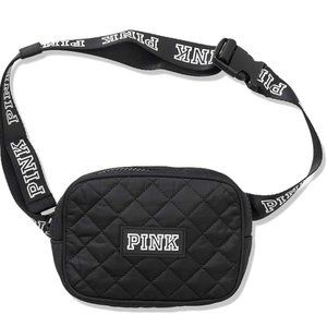 NEW VS PINK quilted fanny pack belt waist bag